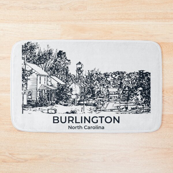 Item preview, Burlington - North Carolina designed and sold by Lakeric Cityscapes.