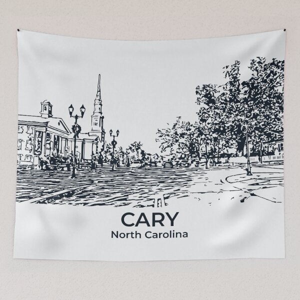 Item preview, Cary - North Carolina designed and sold by Lakeric Cityscapes.