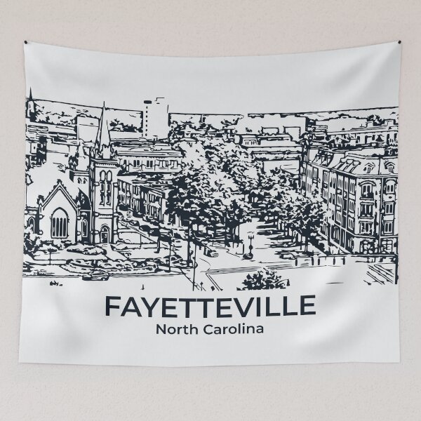 Item preview, Fayetteville - North Carolina designed and sold by Lakeric Cityscapes.