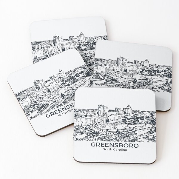Item preview, Greensboro - North Carolina designed and sold by Lakeric Cityscapes.