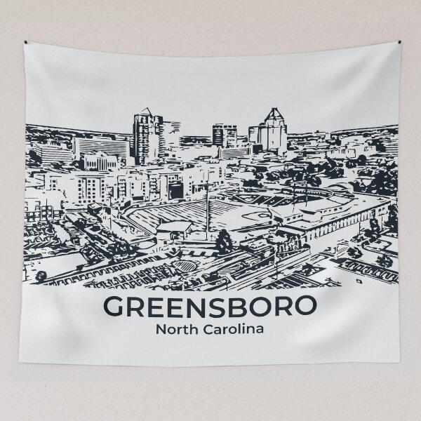 Item preview, Greensboro - North Carolina designed and sold by Lakeric Cityscapes.