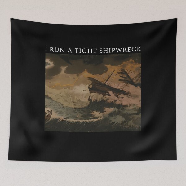 Item preview, I Run A Tight Shipwreck designed and sold by amiroshirts.