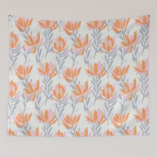 Item preview, Patrón floral de prado suave en una base de crema designed and sold by Pattern-Design.