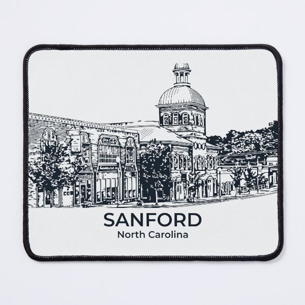 Item preview, Sanford - North Carolina designed and sold by Lakeric Cityscapes.
