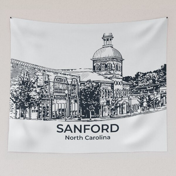 Item preview, Sanford - North Carolina designed and sold by Lakeric Cityscapes.