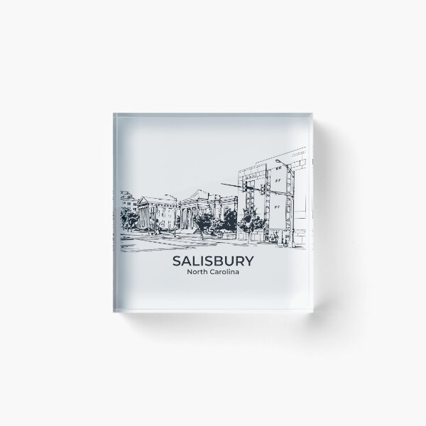 Item preview, Salisbury - North Carolina designed and sold by Lakeric Cityscapes.
