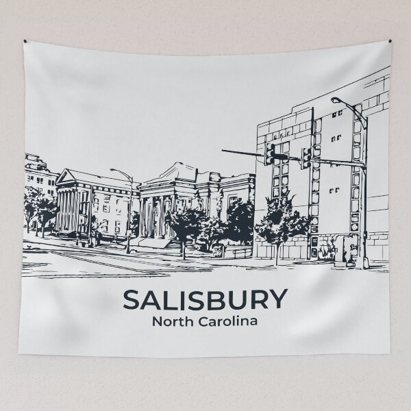 Item preview, Salisbury - North Carolina designed and sold by Lakeric Cityscapes.