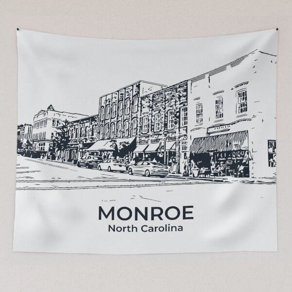 Item preview, Monroe - North Carolina designed and sold by Lakeric Cityscapes.