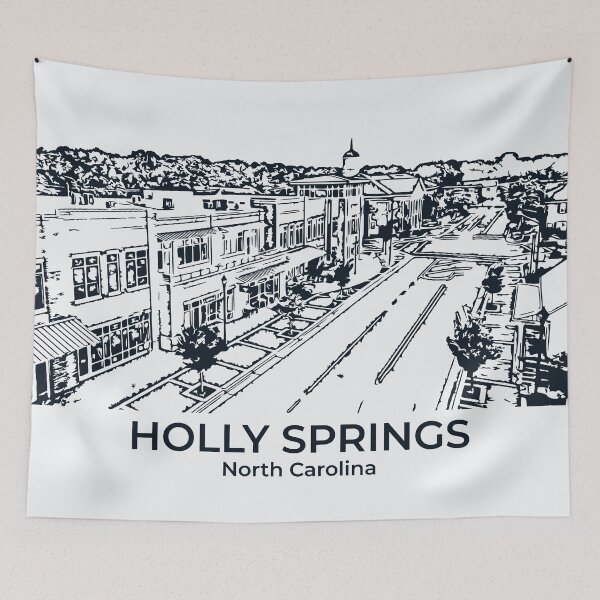 Item preview, Holly Springs - North Carolina designed and sold by Lakeric Cityscapes.