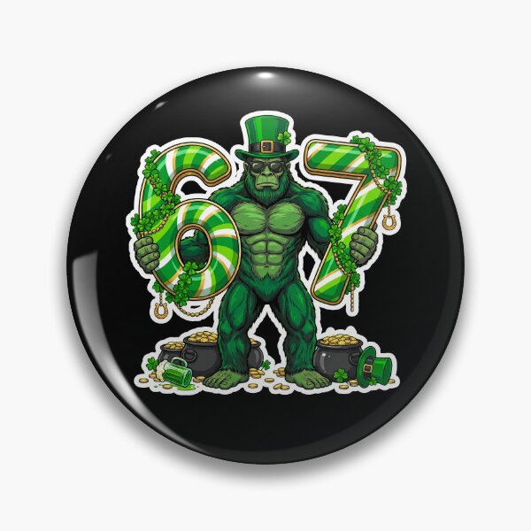 Artikelvorschau, 67. St. Patrick's Day Bigfoot entworfen und verkauft von WoodburyLake.