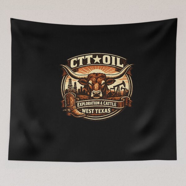 Item preview, West Texas Oil and Cattle Design designed and sold by VampimorPH.