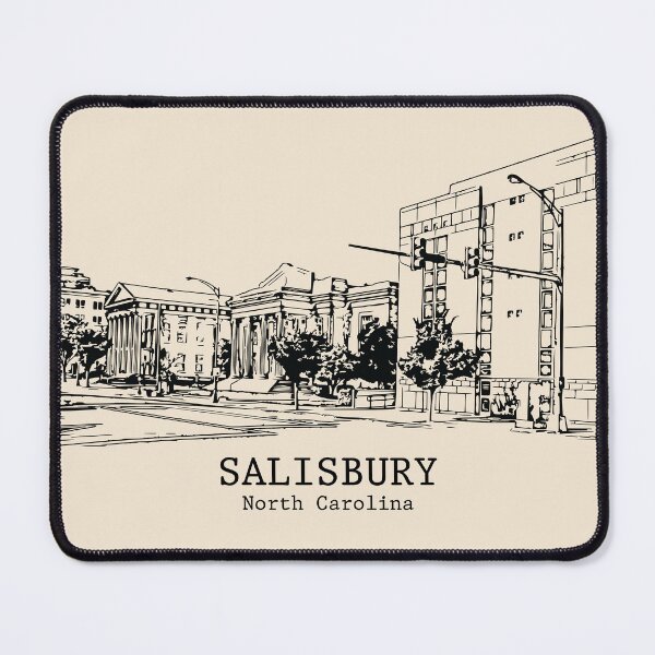 Item preview, Salisbury - North Carolina designed and sold by Lakeric Cityscapes.