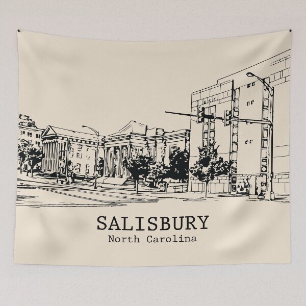 Item preview, Salisbury - North Carolina designed and sold by Lakeric Cityscapes.