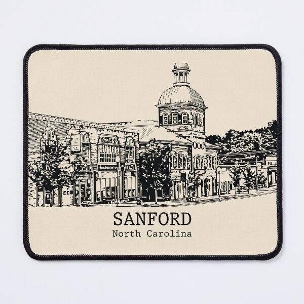 Item preview, Sanford - North Carolina designed and sold by Lakeric Cityscapes.