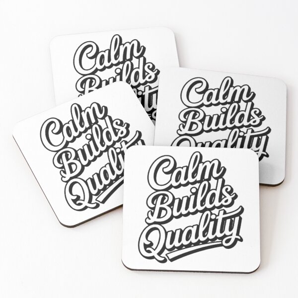 Item preview, Calm Builds Quality — Steady Focus, Better Results designed and sold by NewUSShop.