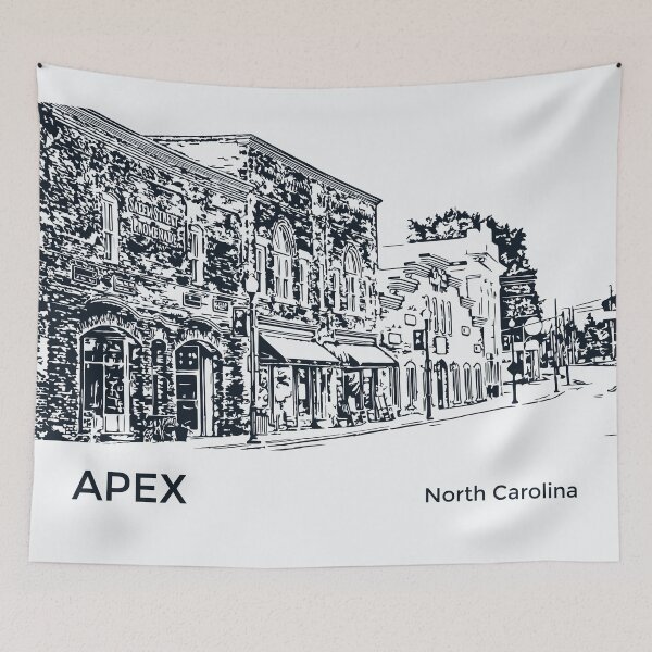 Item preview, Apex North Carolina designed and sold by Lakeric Cityscapes.