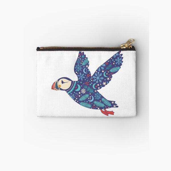 Item preview, Starry Puffin – Scandinavian Folk Art by heidiannemorris © designed and sold by FOLK ART FUSION.