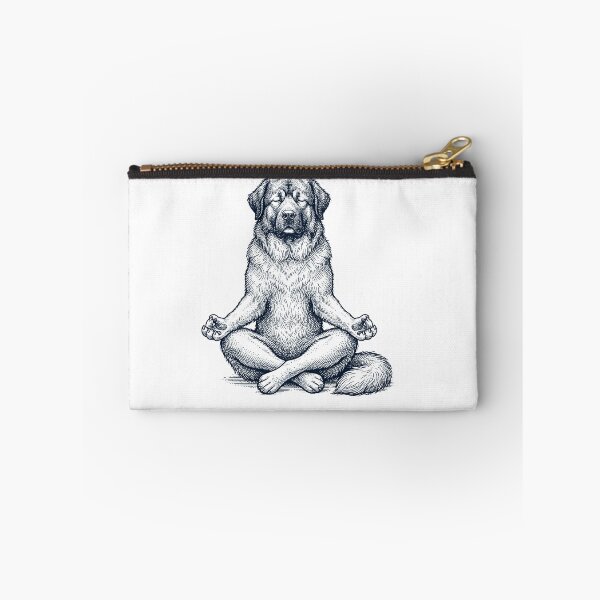 Item preview, Vintage Caucasian Shepherd Dog Yoga Lotus Meditation Dog Lover designed and sold by DoodleTortle.
