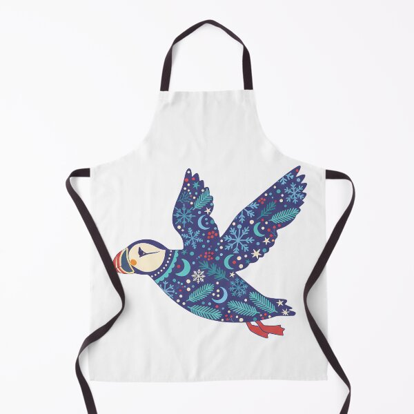 Item preview, Starry Puffin – Scandinavian Folk Art by heidiannemorris © designed and sold by FOLK ART FUSION by heidiannemorris.