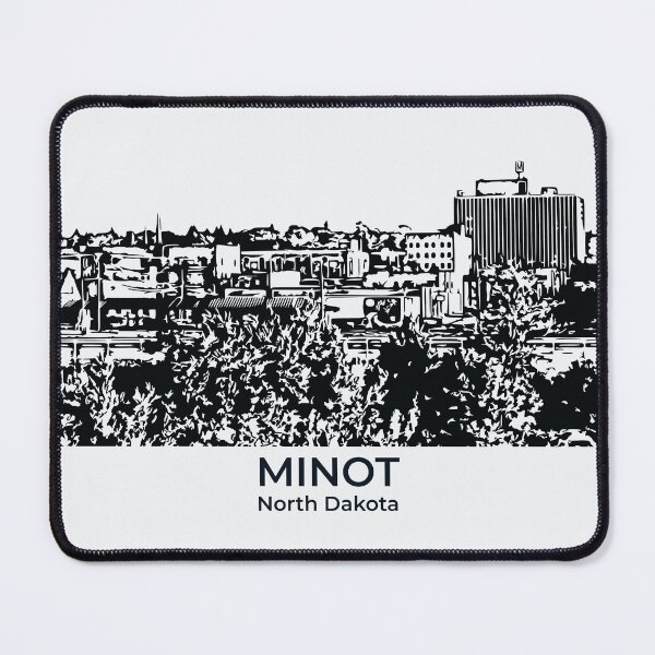 Item preview, Minot - North Dakota designed and sold by Lakeric Cityscapes.
