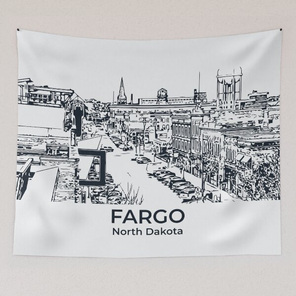 Item preview, Fargo - North Dakota designed and sold by Lakeric Cityscapes.