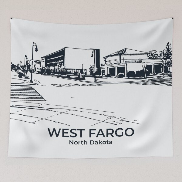 Item preview, West Fargo - North Dakota designed and sold by Lakeric Cityscapes.