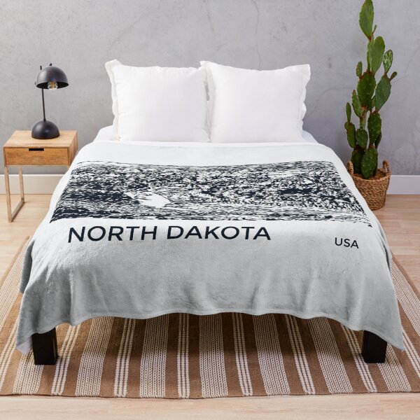Artikelvorschau, North Dakota USA entworfen und verkauft von Lakeric Cityscapes.