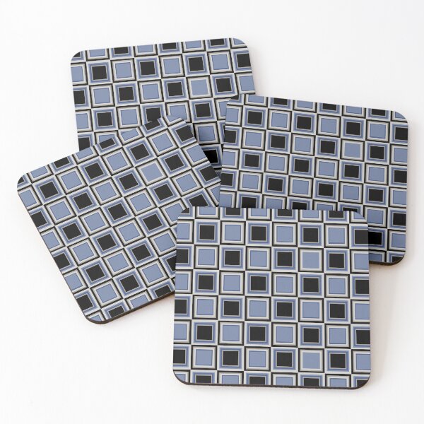 Item preview, Blue square pattern designed and sold by Mountain-Point.