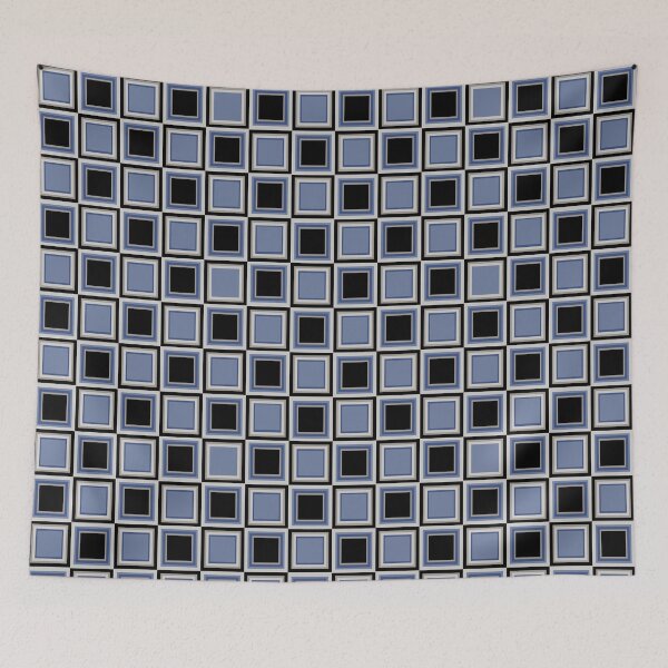 Item preview, Blue square pattern designed and sold by Mountain-Point.