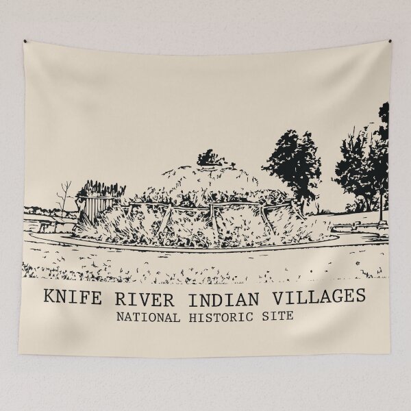 Item preview, Knife River Indian Villages National Historic Site designed and sold by Lakeric Cityscapes.
