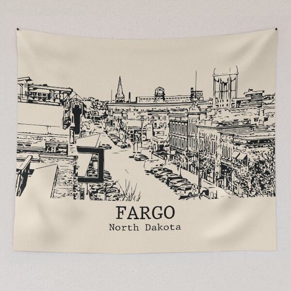 Item preview, Fargo - North Dakota designed and sold by Lakeric Cityscapes.