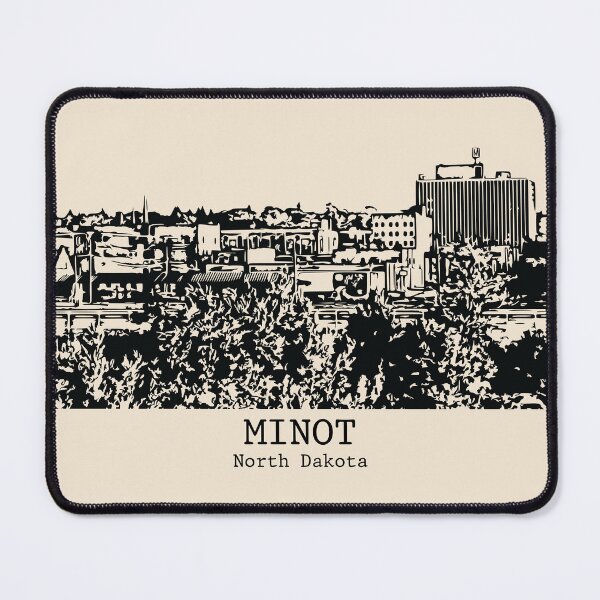 Item preview, Minot - North Dakota designed and sold by Lakeric Cityscapes.