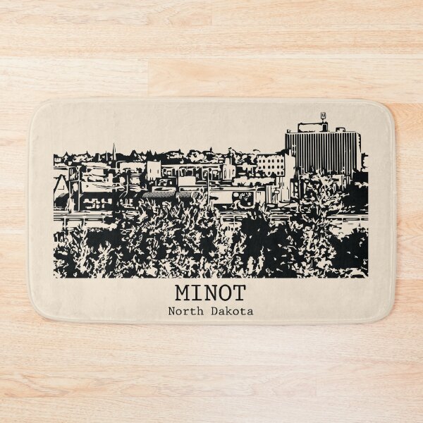 Item preview, Minot - North Dakota designed and sold by Lakeric Cityscapes.