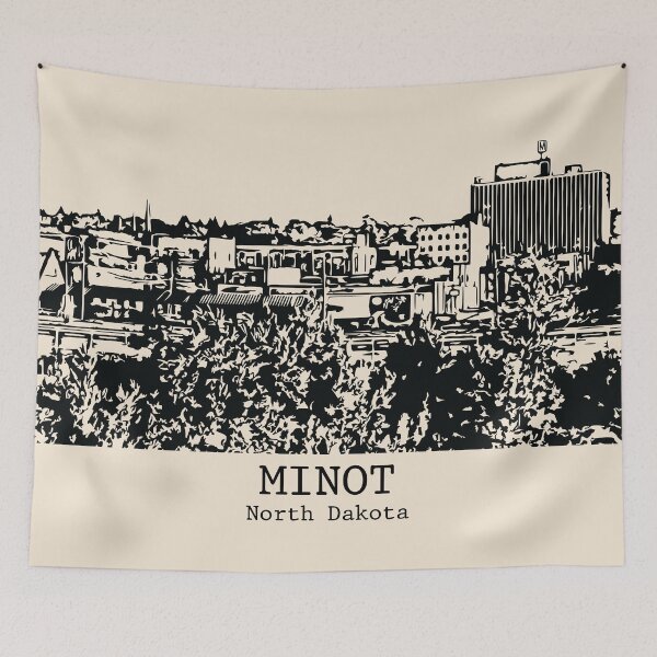Item preview, Minot - North Dakota designed and sold by Lakeric Cityscapes.