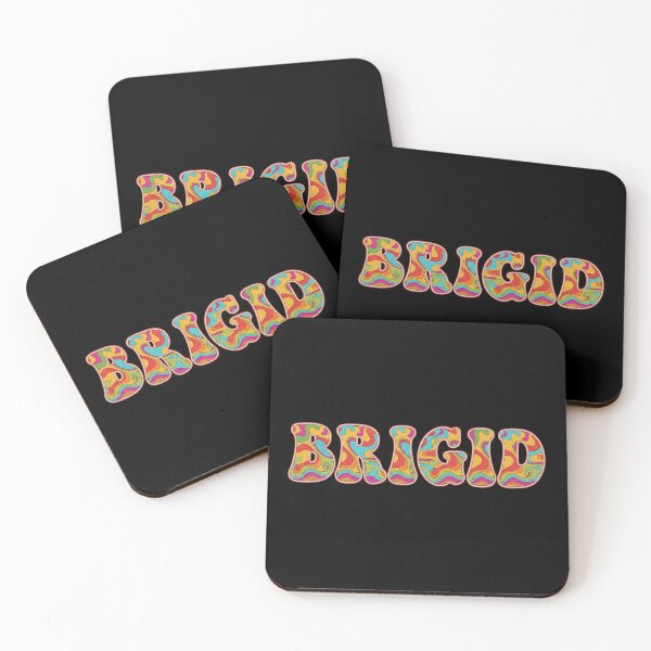 Item preview, ❤️ Brigid Personalized Name Wavy Retro Shirt, Coffee Mug, Sticker Gift designed and sold by HelixPedia.