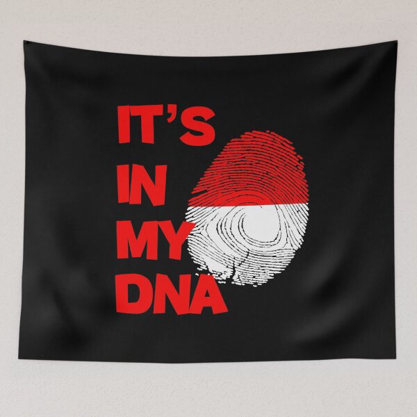 Item preview, Indonesia flag fingerprint designed and sold by Azeecreate009.