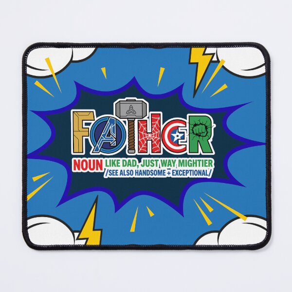 Item preview, Father Superhero Inspired Design – Funny Dad Definition Comic Style designed and sold by Twist & Print.