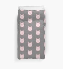 Surprised pig Duvet Cover