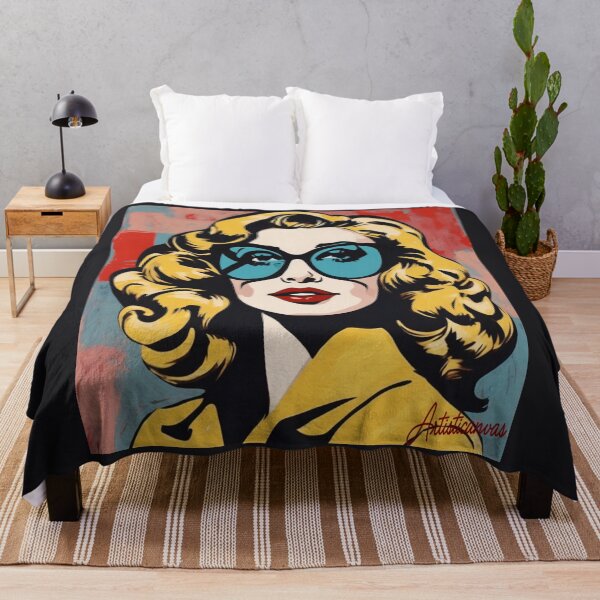 Item preview, Pop Art 50s Blonde Diva Glamour designed and sold by Artisticanvas.
