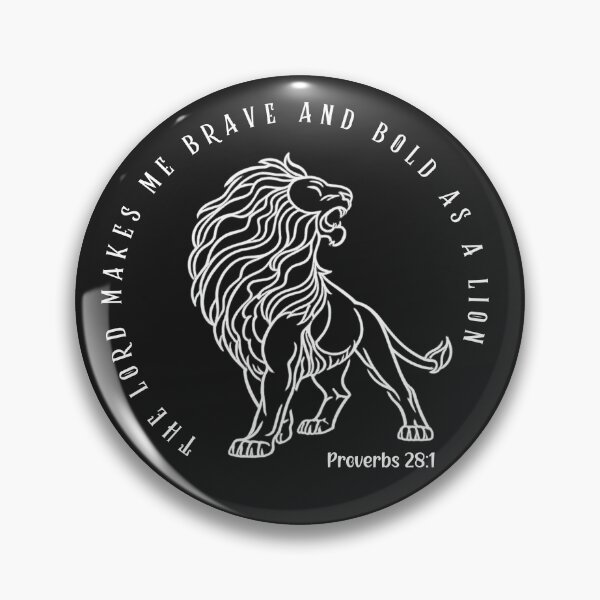 Item preview, The Lord Makes Me Brave and Bold As A Lion designed and sold by Danaspoint.