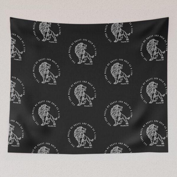 Item preview, The Lord Makes Me Brave and Bold As A Lion designed and sold by Danaspoint.