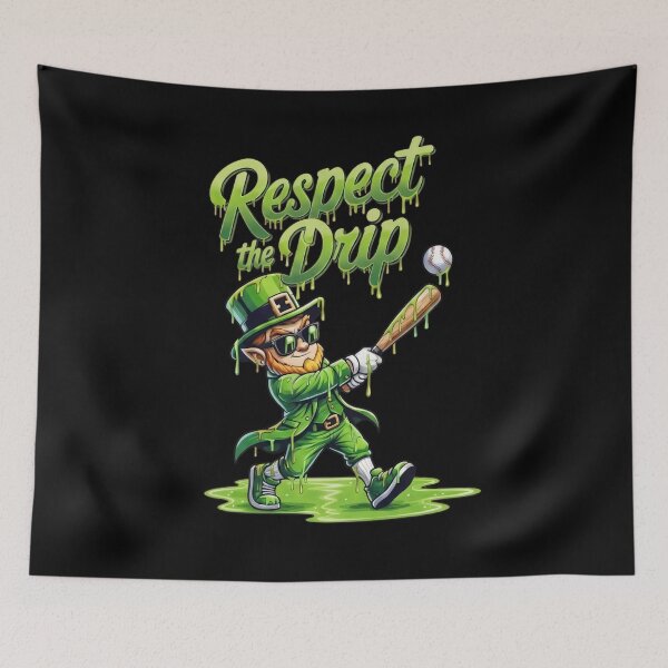 Item preview, Respect The Drip Slime Baseball Tee designed and sold by KIROSALS.