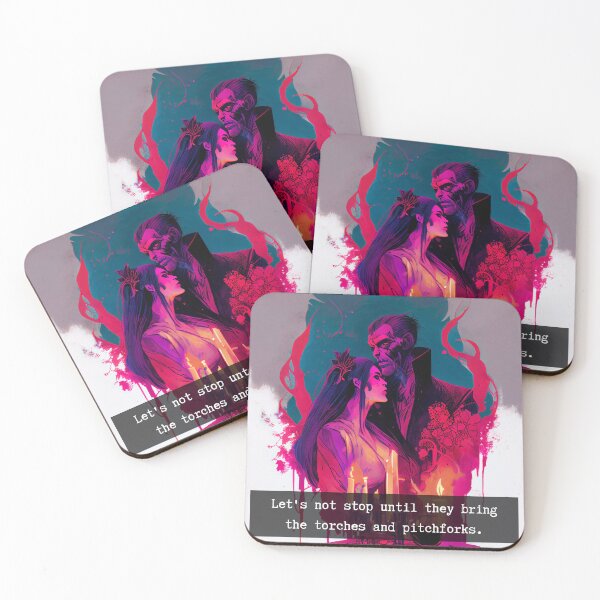 Item preview, Dark Rebel Couple Gothic Romance Art designed and sold by The Secret Cabal of Despair.