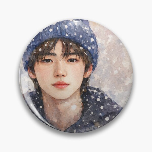 Item preview, Enhypen Sunghoon Fanart - “Watercolor Ice Prince” designed and sold by peachysunoodesigns.