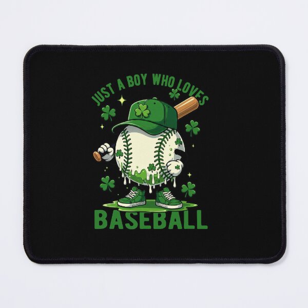 Item preview, Just A Boy Who Loves Baseball Patrick's Day Shamrock Tee designed and sold by KIROSALS.