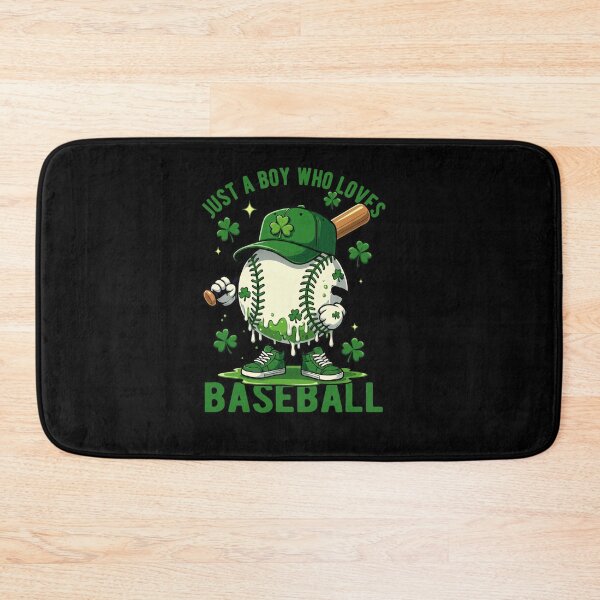 Item preview, Just A Boy Who Loves Baseball Patrick's Day Shamrock Tee designed and sold by KIROSALS.
