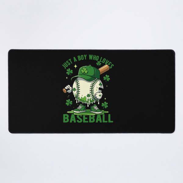 Item preview, Just A Boy Who Loves Baseball Patrick's Day Shamrock Tee designed and sold by KIROSALS.