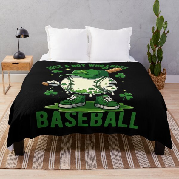 Item preview, Just A Boy Who Loves Baseball Patrick's Day Shamrock Tee designed and sold by KIROSALS.