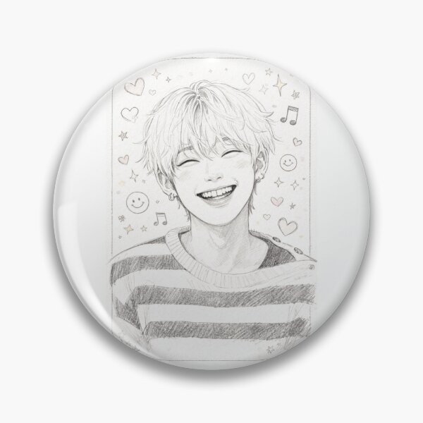 Item preview, Enhypen Sunoo Drawing - Sketch Version designed and sold by peachysunoodesigns.