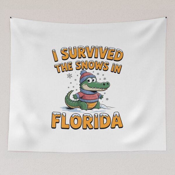 Item preview, I Survived The Snows In Florida designed and sold by Peter Stawicki.